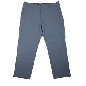 Hurley Mens Performance Chino Pants 36x29 Slate Blue Stretch Golf Trousers